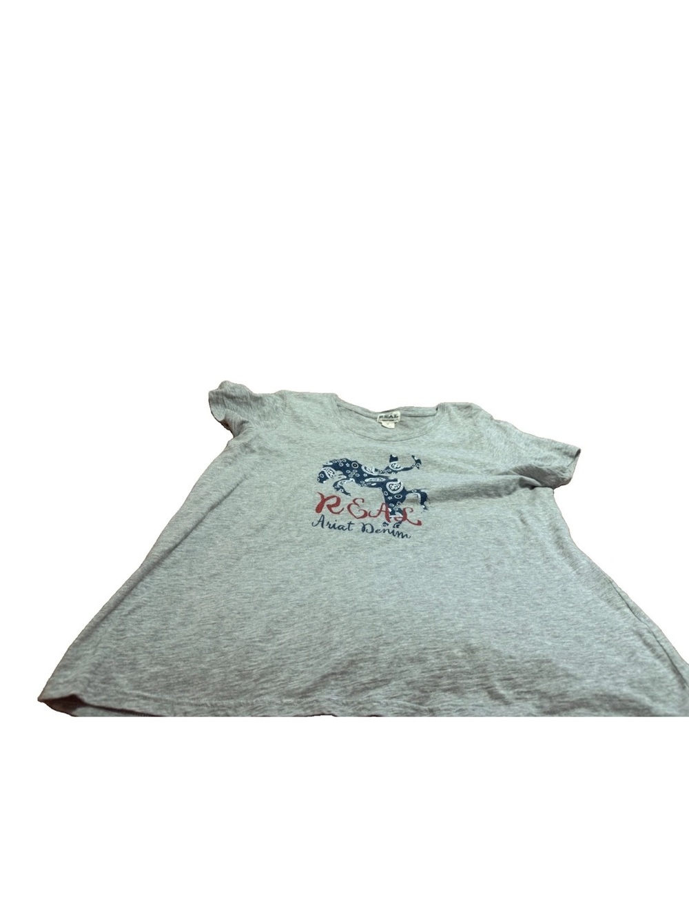 Ariat Real Women’s Grey Short Sleeve Shirt! 1X